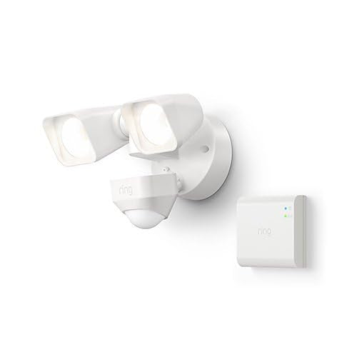 Smart Outdoor Lighting, Wired Floodlight Bundle, White (B07Y48LDSX)