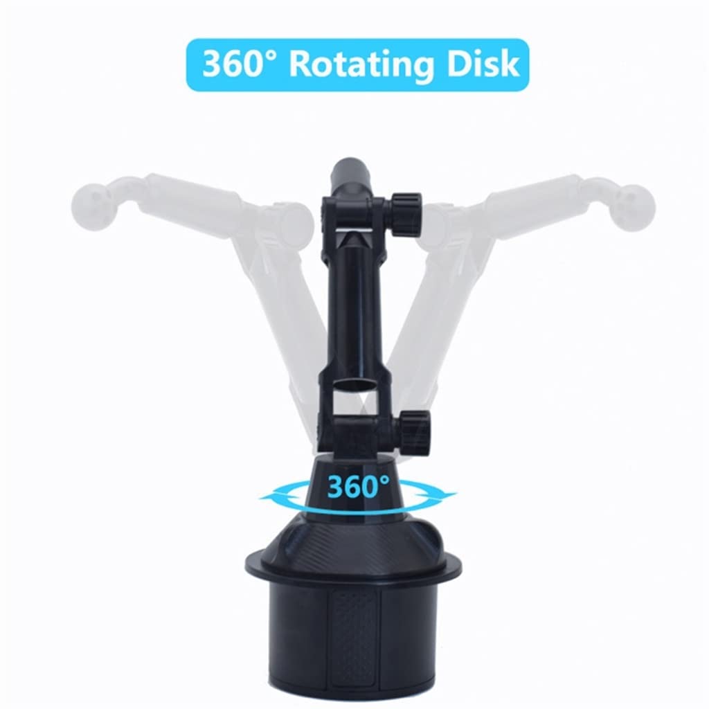 360° Adjustable Car Cup Holder Phone Mount