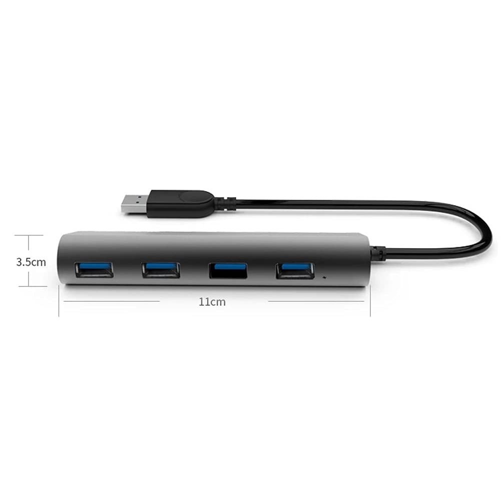 4-Port USB 3.0 Aluminum Hub