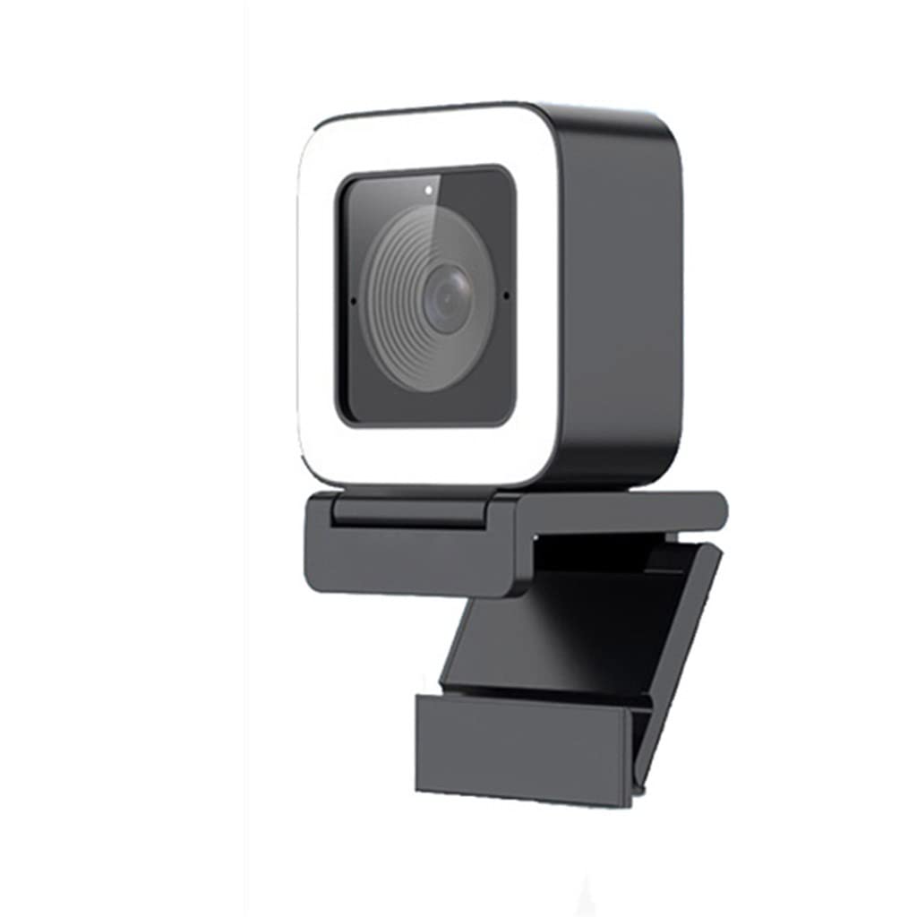 4K USB Webcam with Microphone & Fill Light