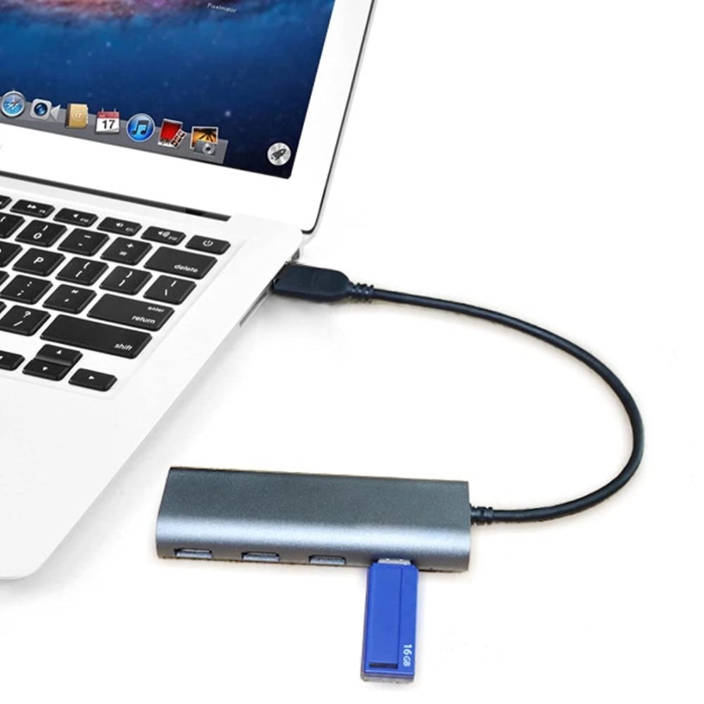4-Port USB 3.0 Aluminum Hub