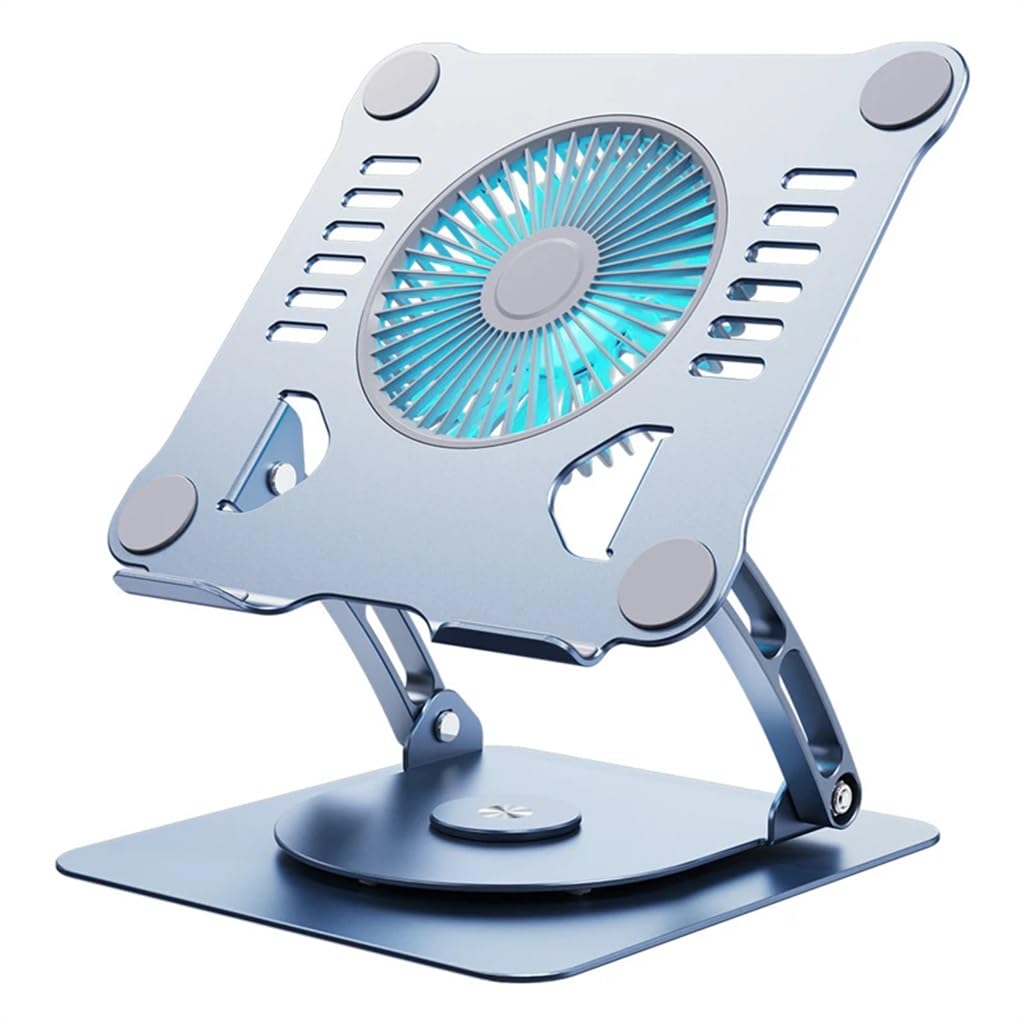 Aluminum Laptop Stand with Cooling Fan