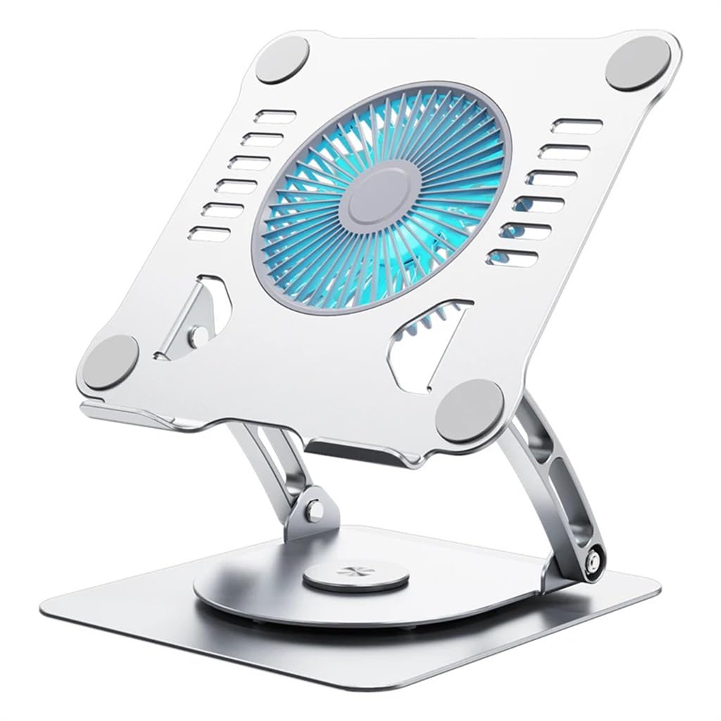 Aluminum Laptop Stand with Cooling Fan