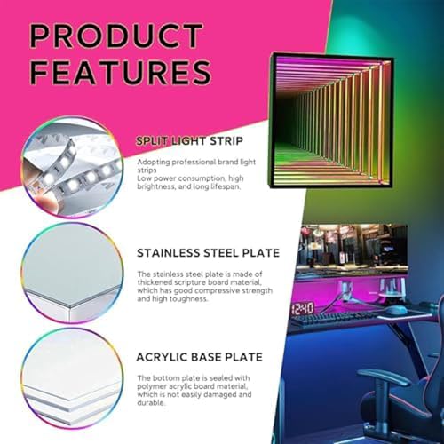 3D Infinity Mirror LED Night Light