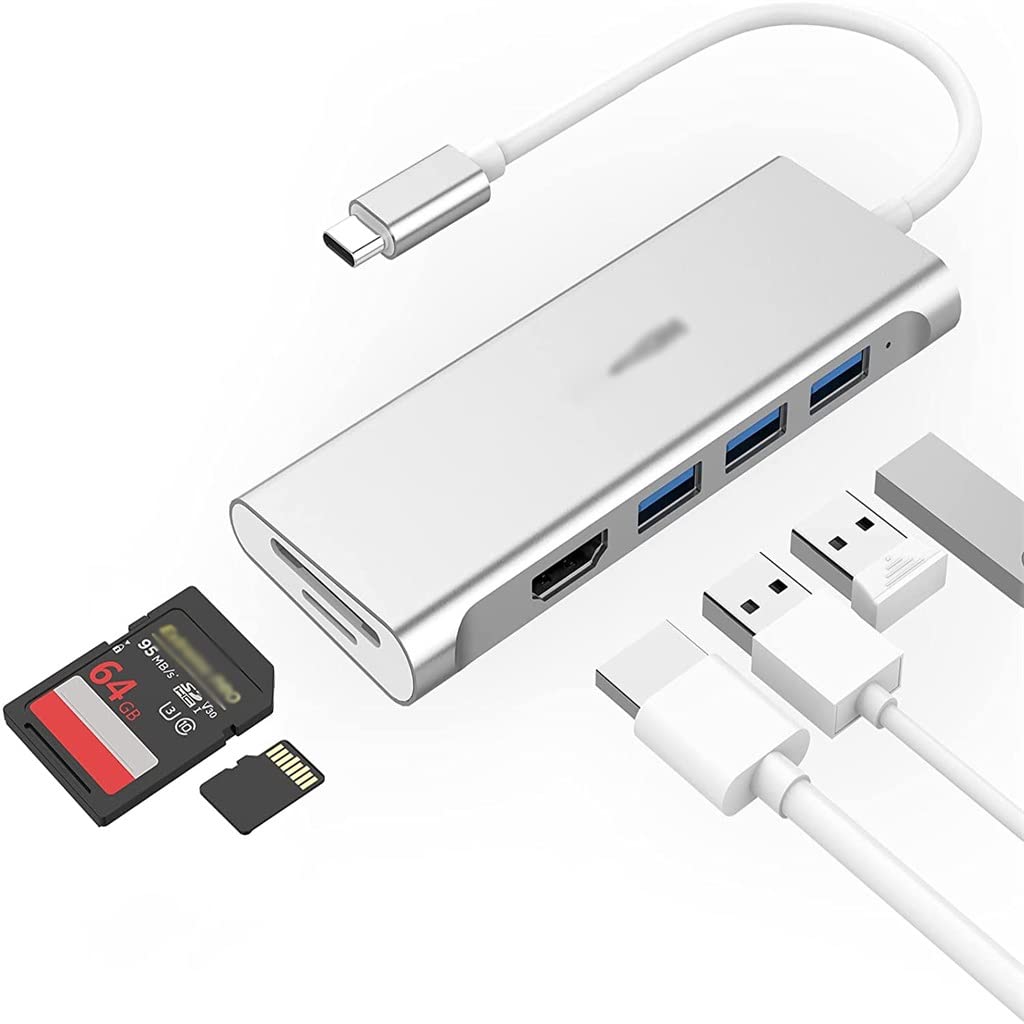 USB-C Hub with 4K HDMI, USB 3.0 & Card Reader