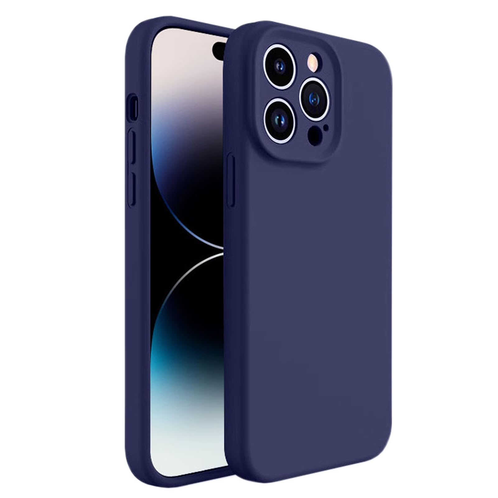 Ultra-Thin Silicone Case for iPhone 15 with Screen & Camera Protection