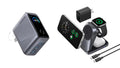 3-in-1 Wireless Charging Station & 160W 3-Port Charger