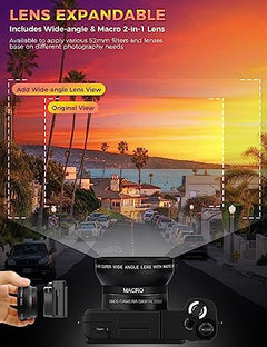 novzzovaz Digital Camera with Creator Kit VCAMPRO9