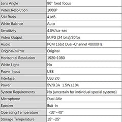1080P Webcam with Built-In Microphone & Speaker