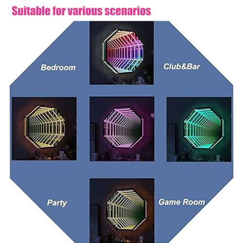 3D Infinity Mirror LED Night Light