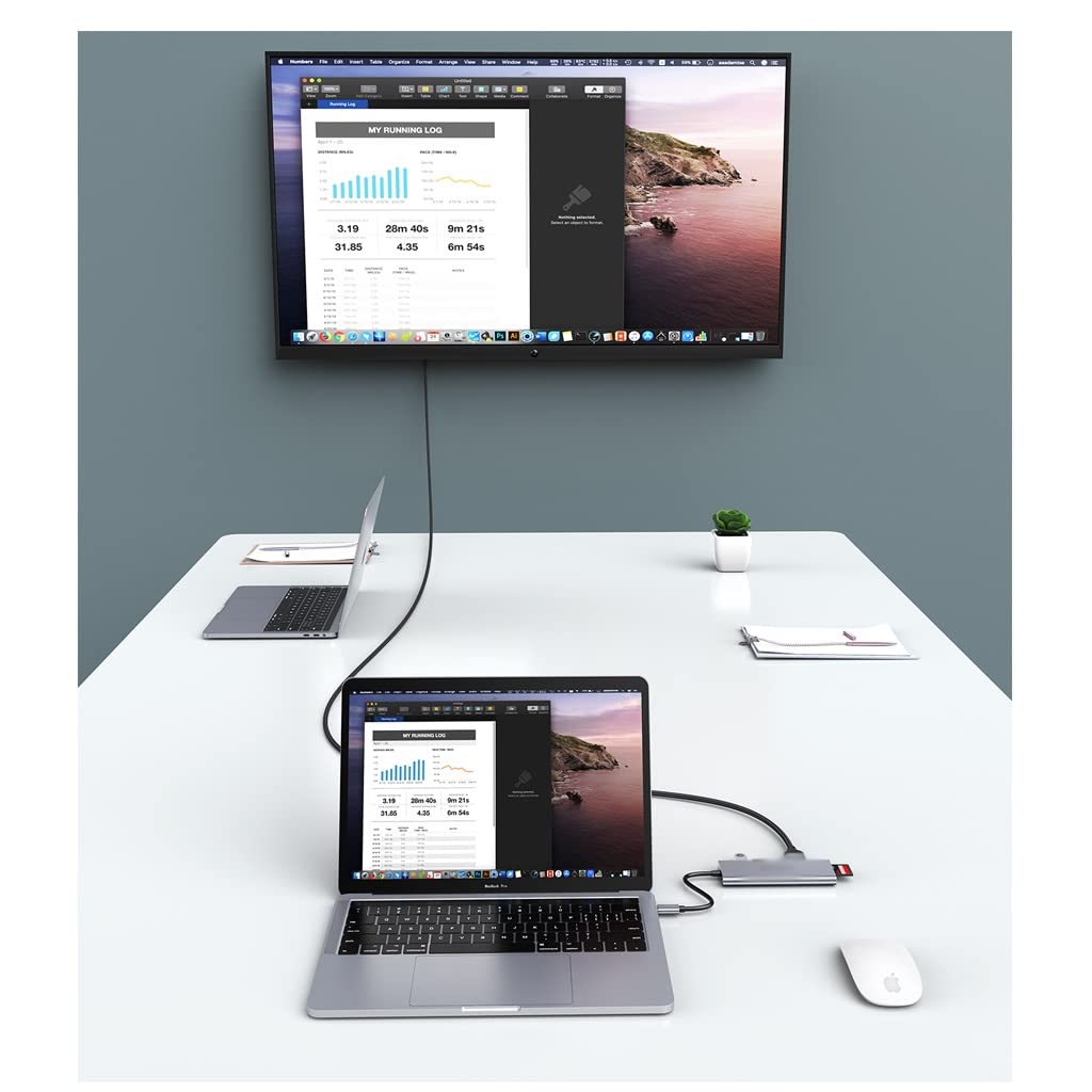 USB-C Hub with 4K HDMI, USB 3.0 & Card Reader