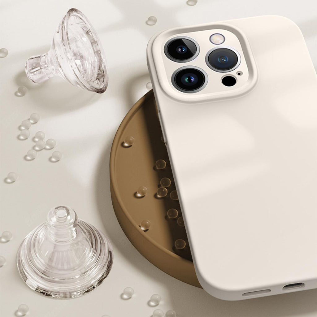 Ultra-Thin Silicone Case for iPhone 15 with Screen & Camera Protection