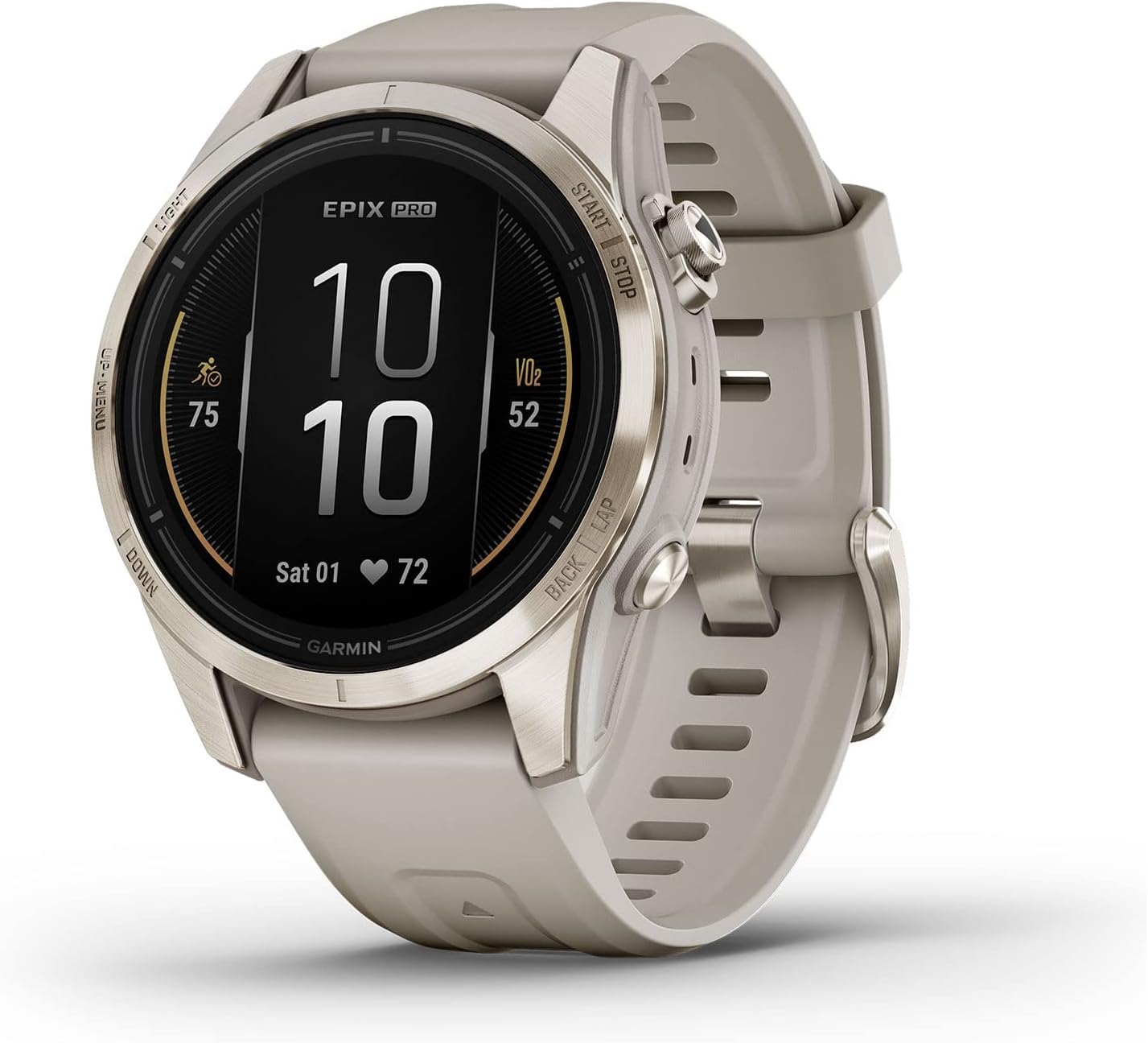Premium GPS Smartwatch with AMOLED Display, Sapphire & Built-In Flashlight