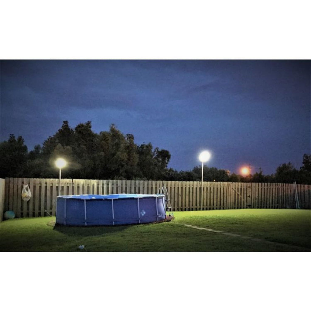 4800-Lumen Solar Outdoor Security Light with Dusk-to-Dawn Sensor
