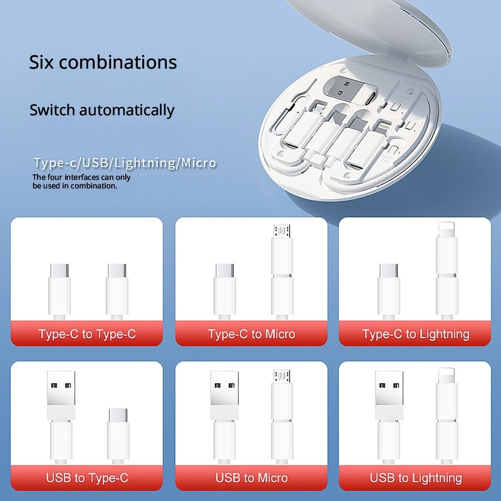 65W Fast Charging Cable & Adapter Organizer Case