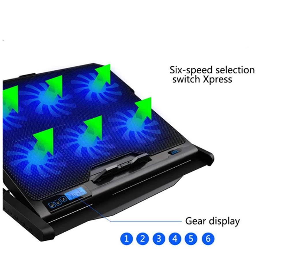 13–16 Inch Laptop Cooling Pad with Six Fans