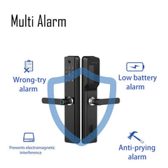 Wi-Fi Smart Fingerprint Door Lock with Handle