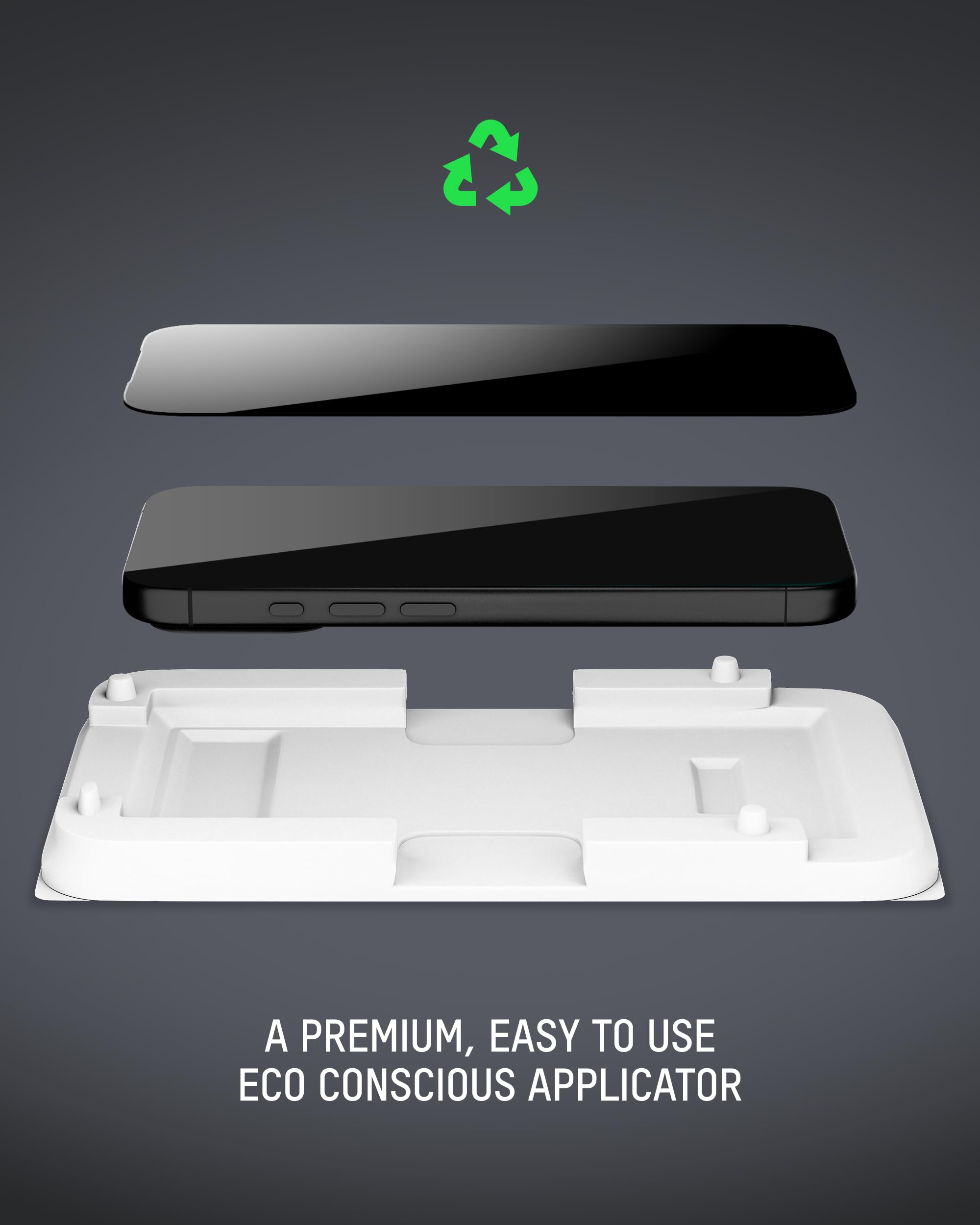 Carbon Fibre Shockproof Case & Privacy Screen Protector for iPhone Air
