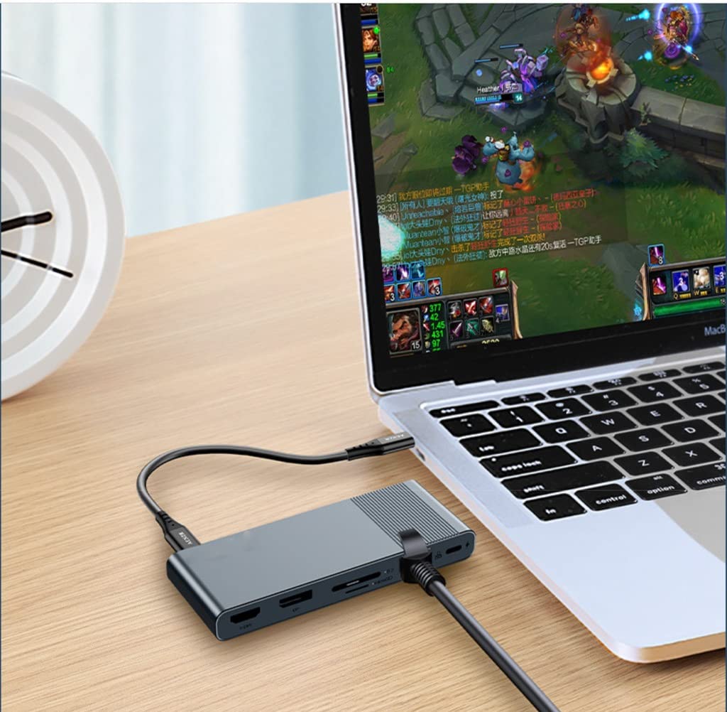 USB-C Docking Station with 4K HDMI, USB 3.0 & Card Reader
