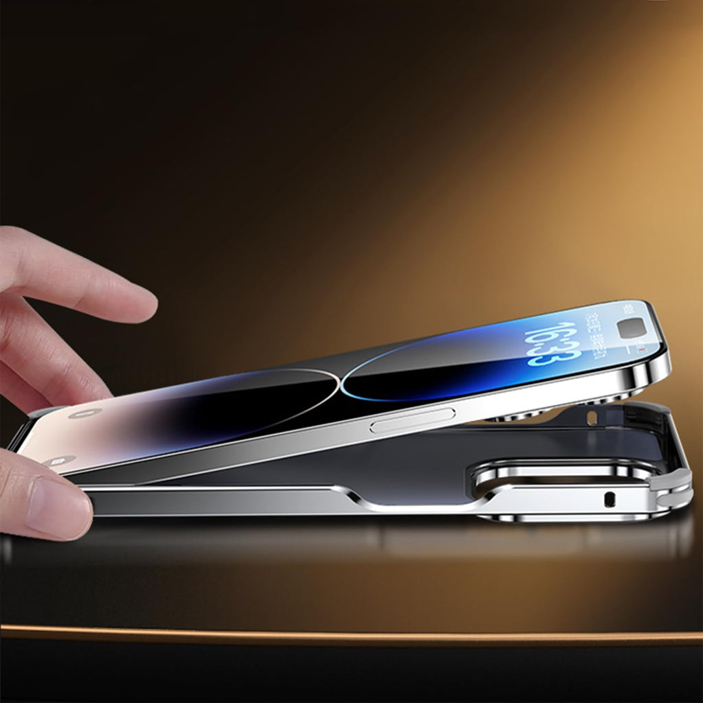 Ultra-Thin Metal Shockproof Case for iPhone 15 Series