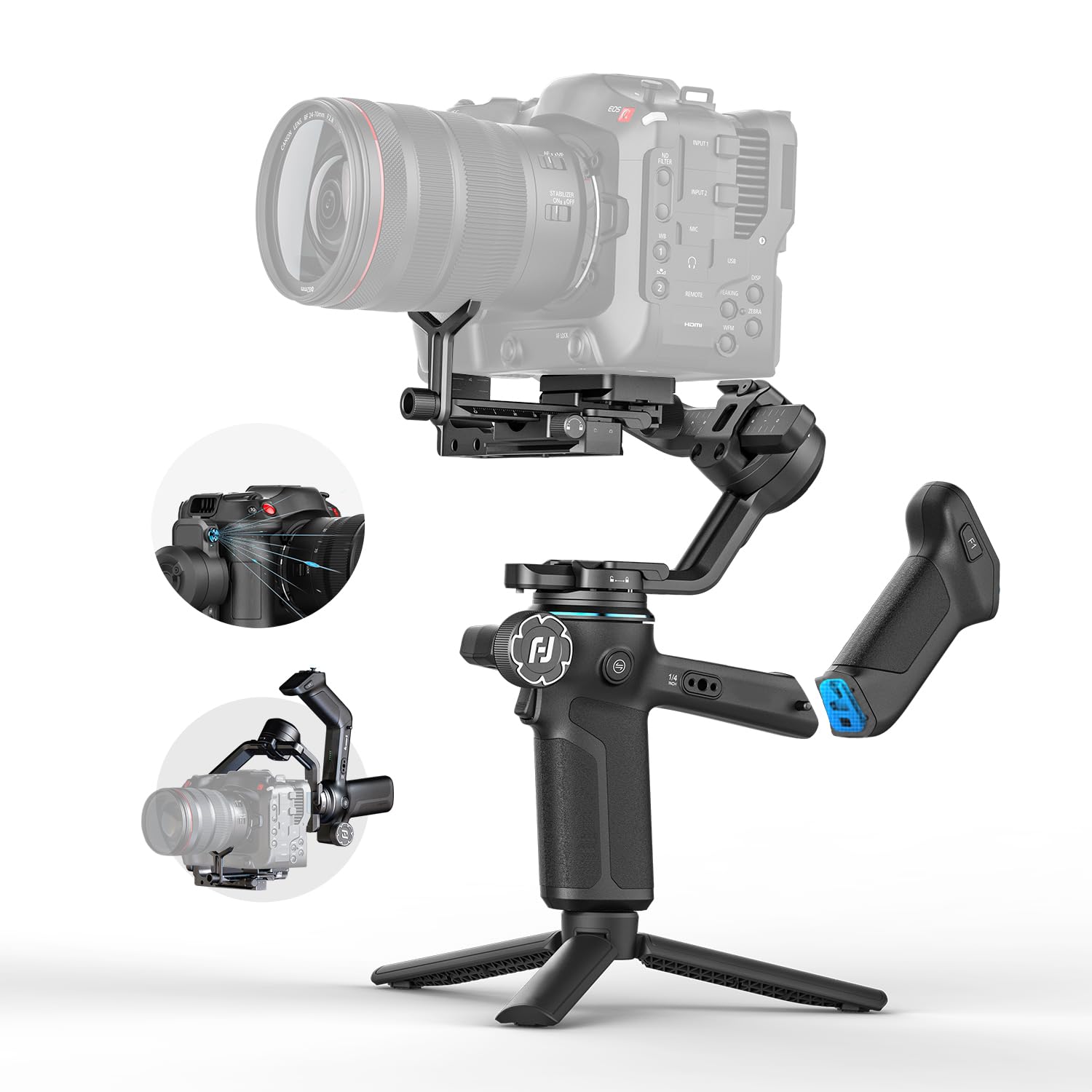 3-Axis AI Camera Gimbal Stabilizer