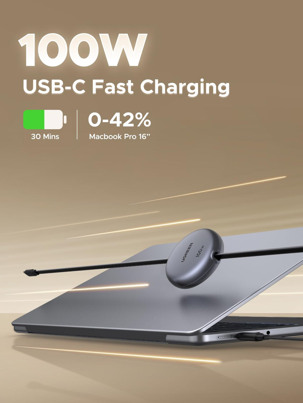 4-Pack Retractable USB-C GaN Charger Kit for Laptops, Tablets & Phones
