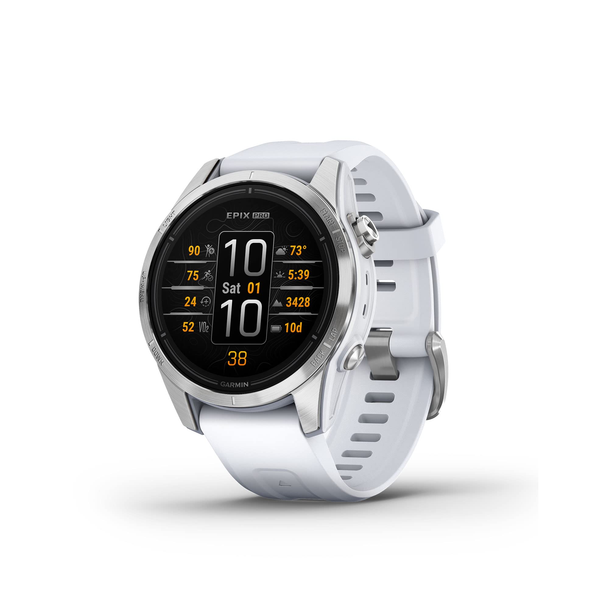 Premium GPS Smartwatch with AMOLED Display, Sapphire & Built-In Flashlight