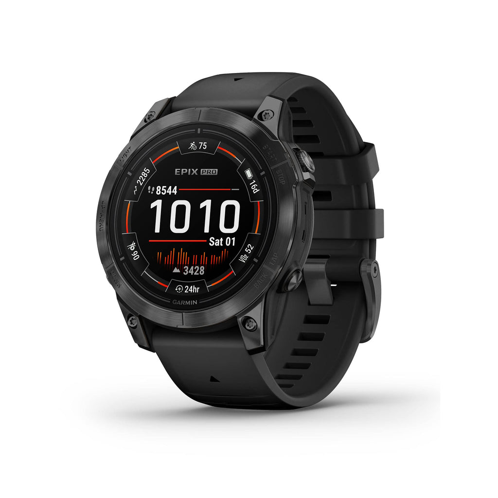 Premium GPS Smartwatch with AMOLED Display, Sapphire & Built-In Flashlight