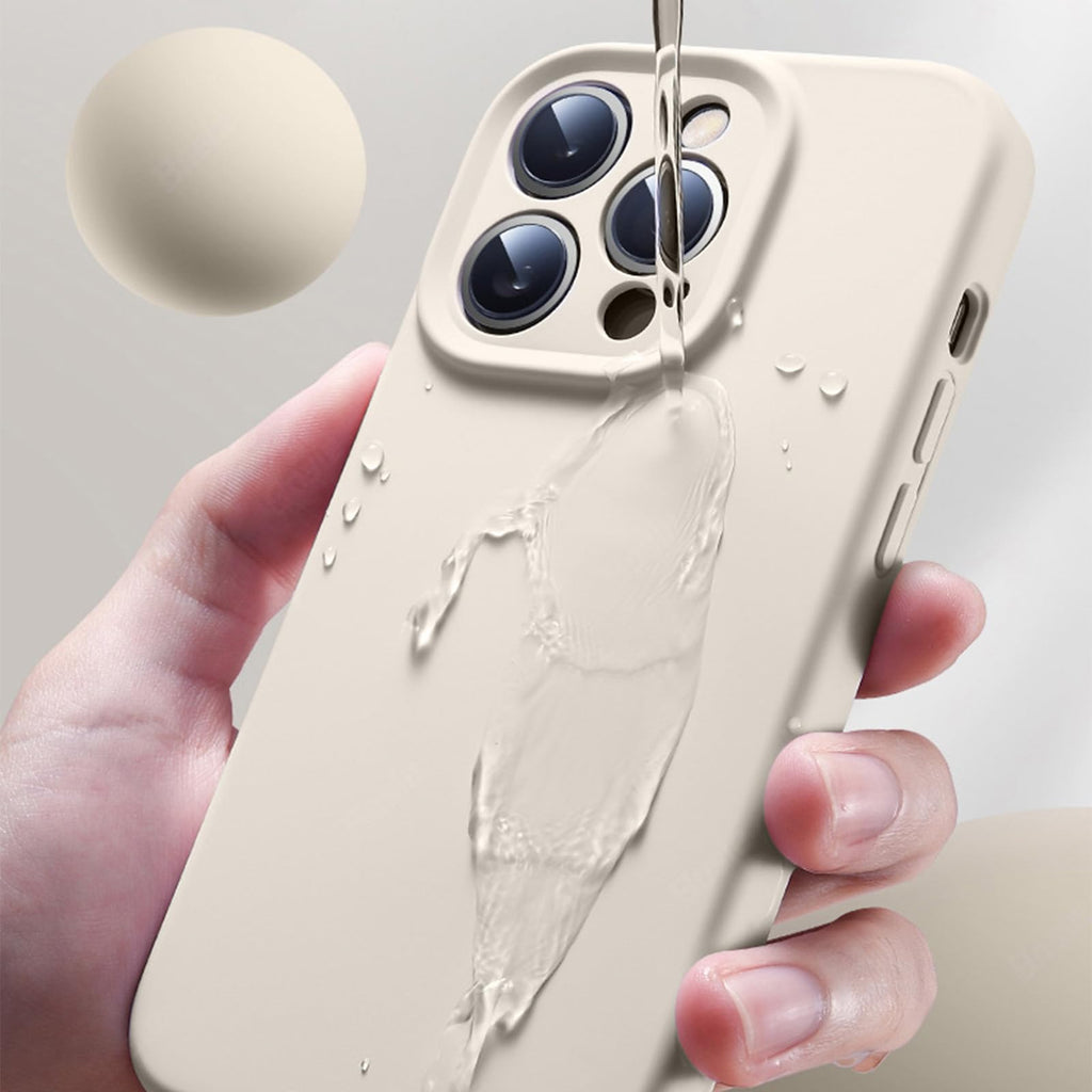 Ultra-Thin Silicone Case for iPhone 15 with Screen & Camera Protection