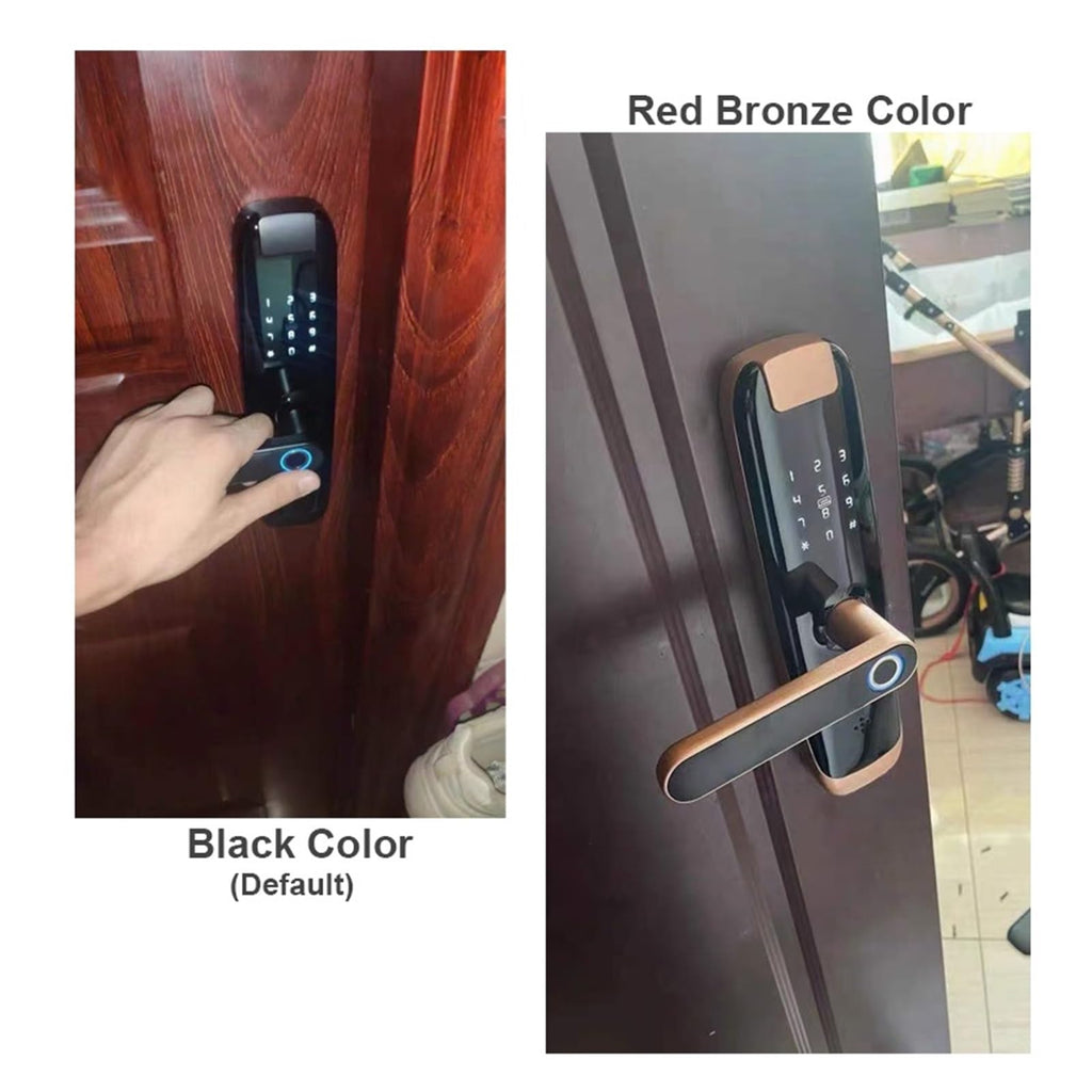 Wi-Fi Smart Fingerprint Door Lock with App, Keypad & RFID Access