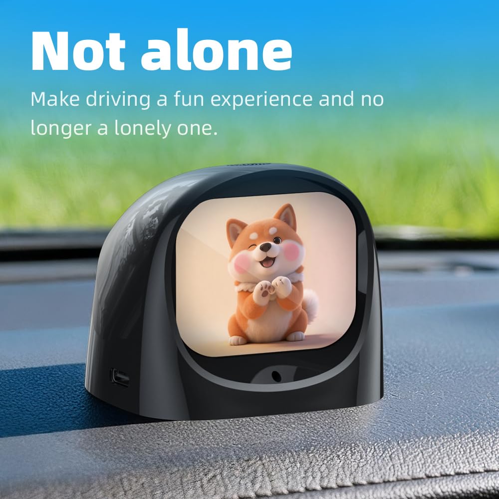 AI Voice Companion Robot with Expression Display & Magnetic Mount
