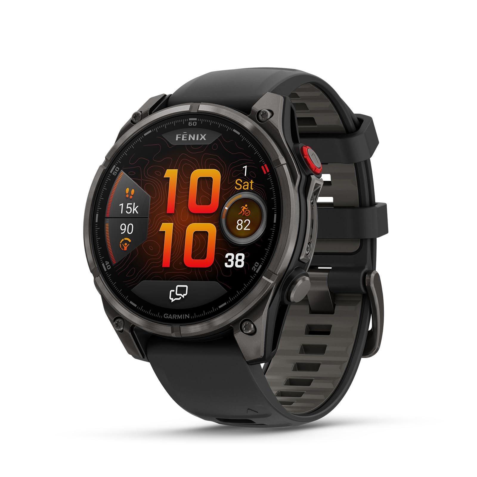 Premium Multisport GPS Smartwatch with AMOLED Display, Sapphire & Satellite SOS