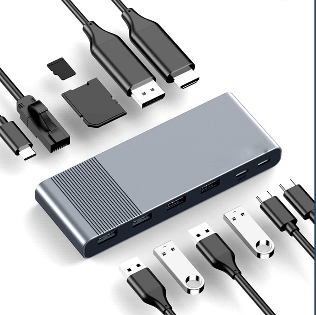 USB-C Docking Station with 4K HDMI, USB 3.0 & Card Reader