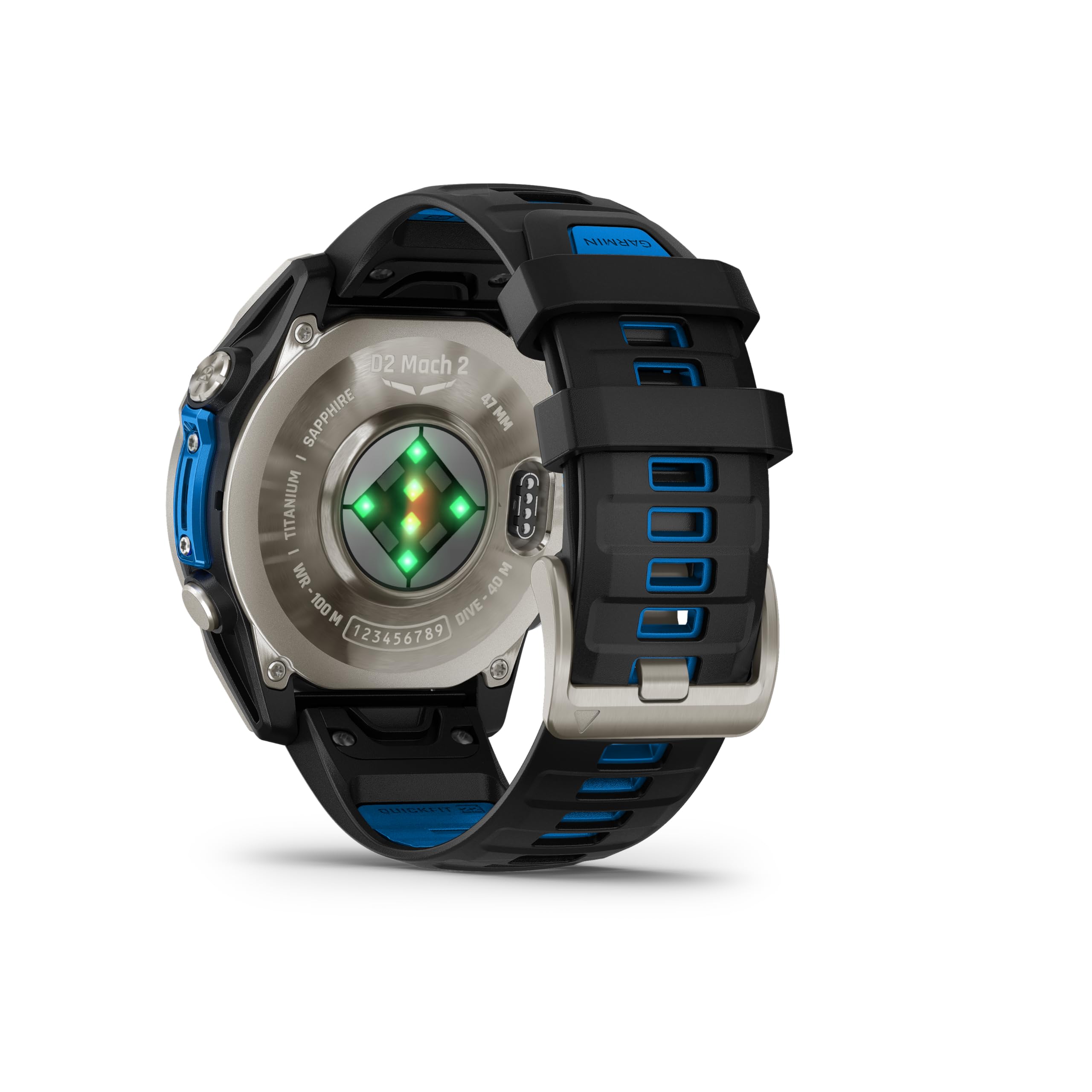 Premium GPS Aviator Smartwatch with Flight Maps, LED Flashlight & Titanium Case
