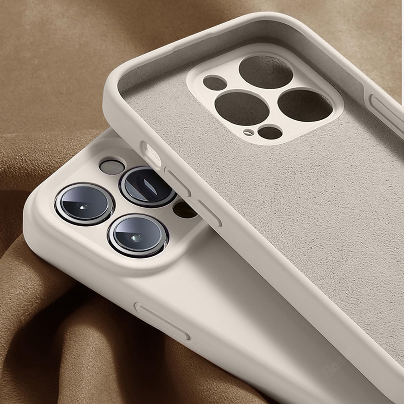 Ultra-Thin Silicone Case for iPhone 15 with Screen & Camera Protection