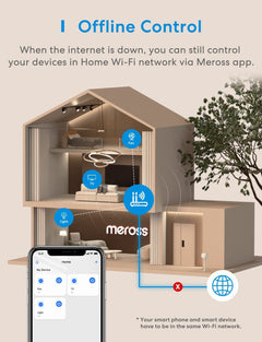 Wi-Fi Smart Plug 4-Pack with App & Voice Control