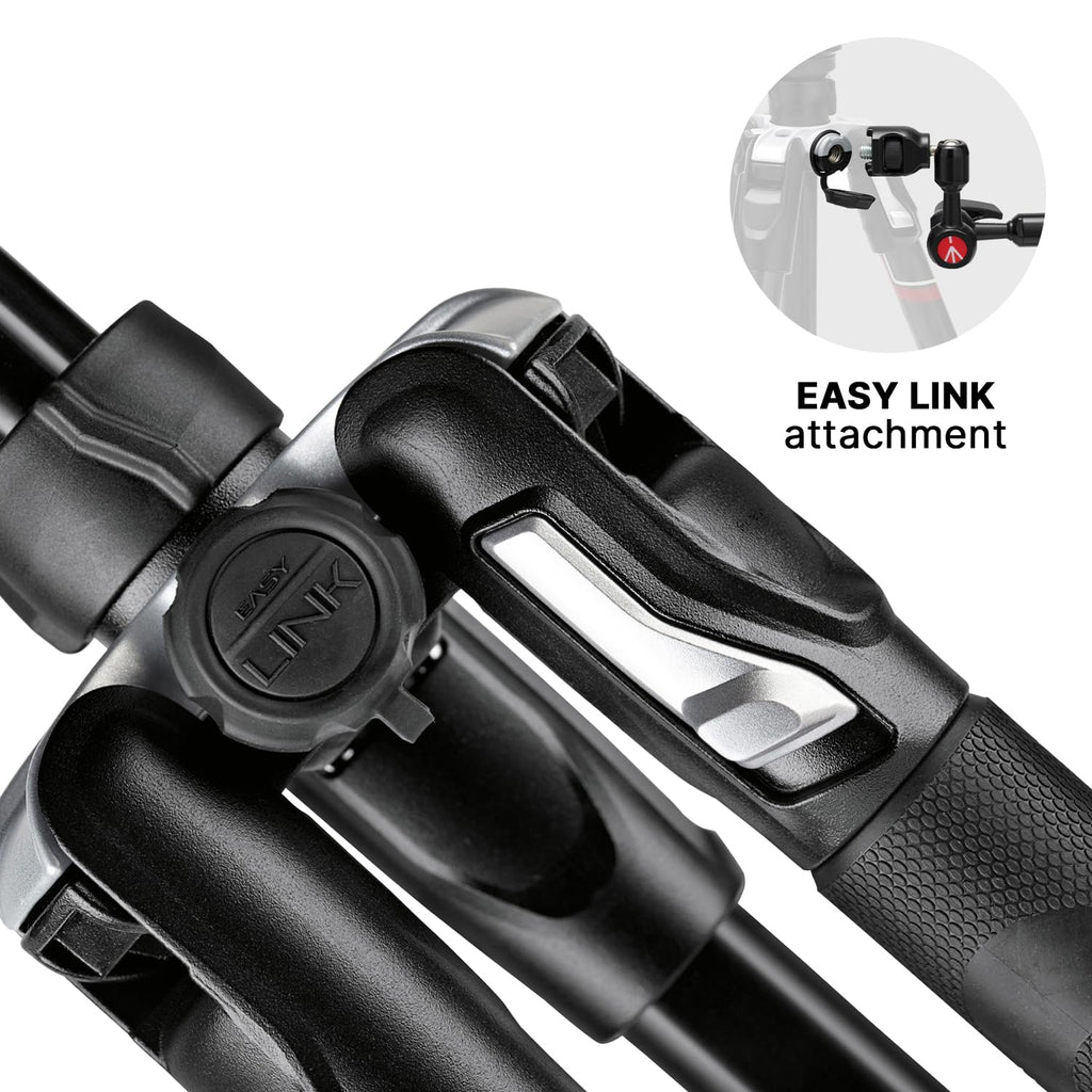 Compact Aluminum Camera Tripod with Fluid Head
