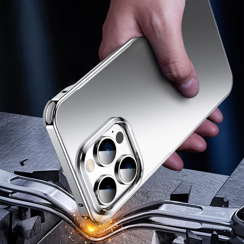 Ultra-Thin Metal Shockproof Case for iPhone 15 Series