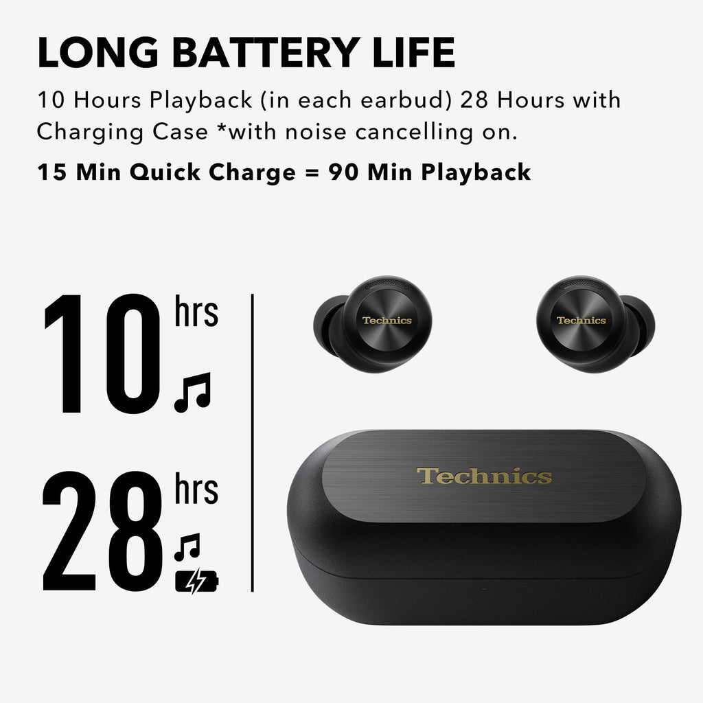 Hi-Fi Wireless Earbuds with Dolby Atmos & Adaptive Noise Cancelling