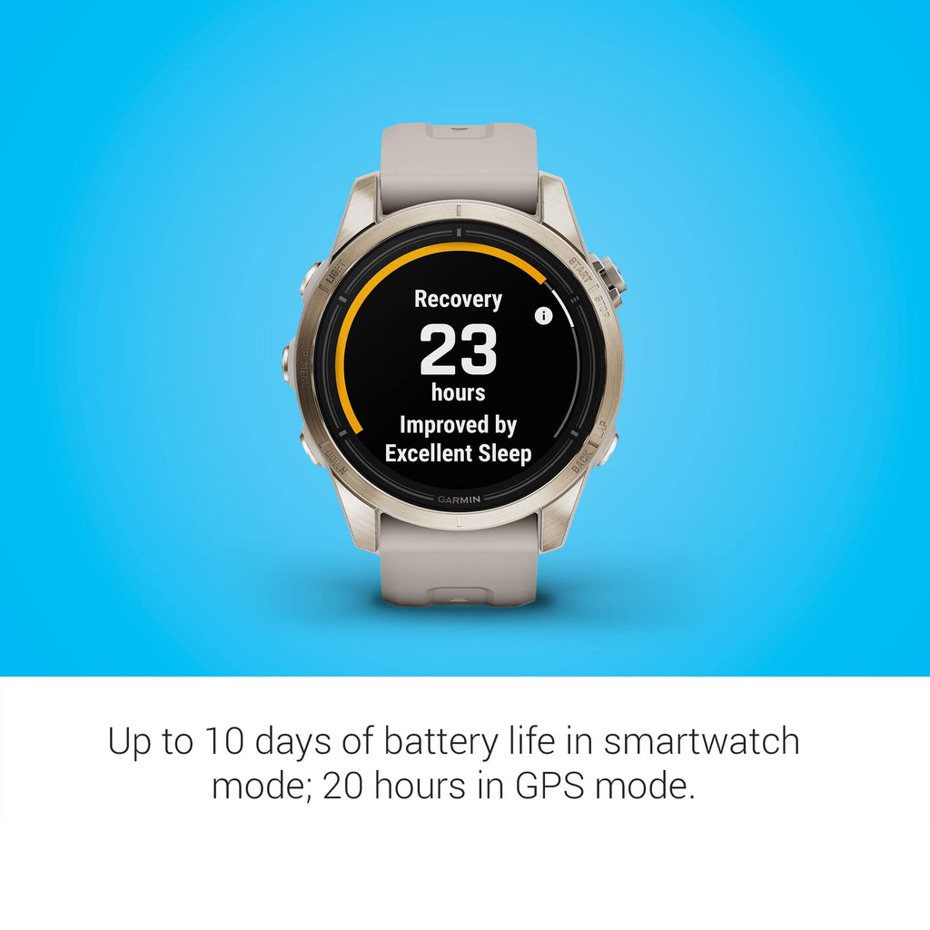 Premium GPS Smartwatch with AMOLED Display, Sapphire & Built-In Flashlight