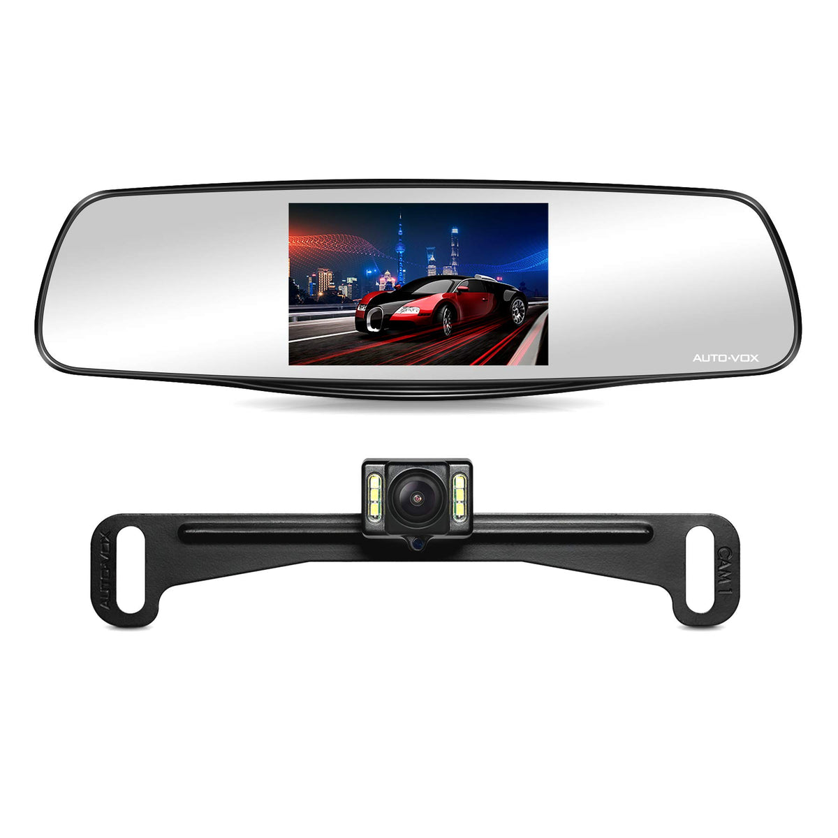 Dual Dash Cam with Backup Camera