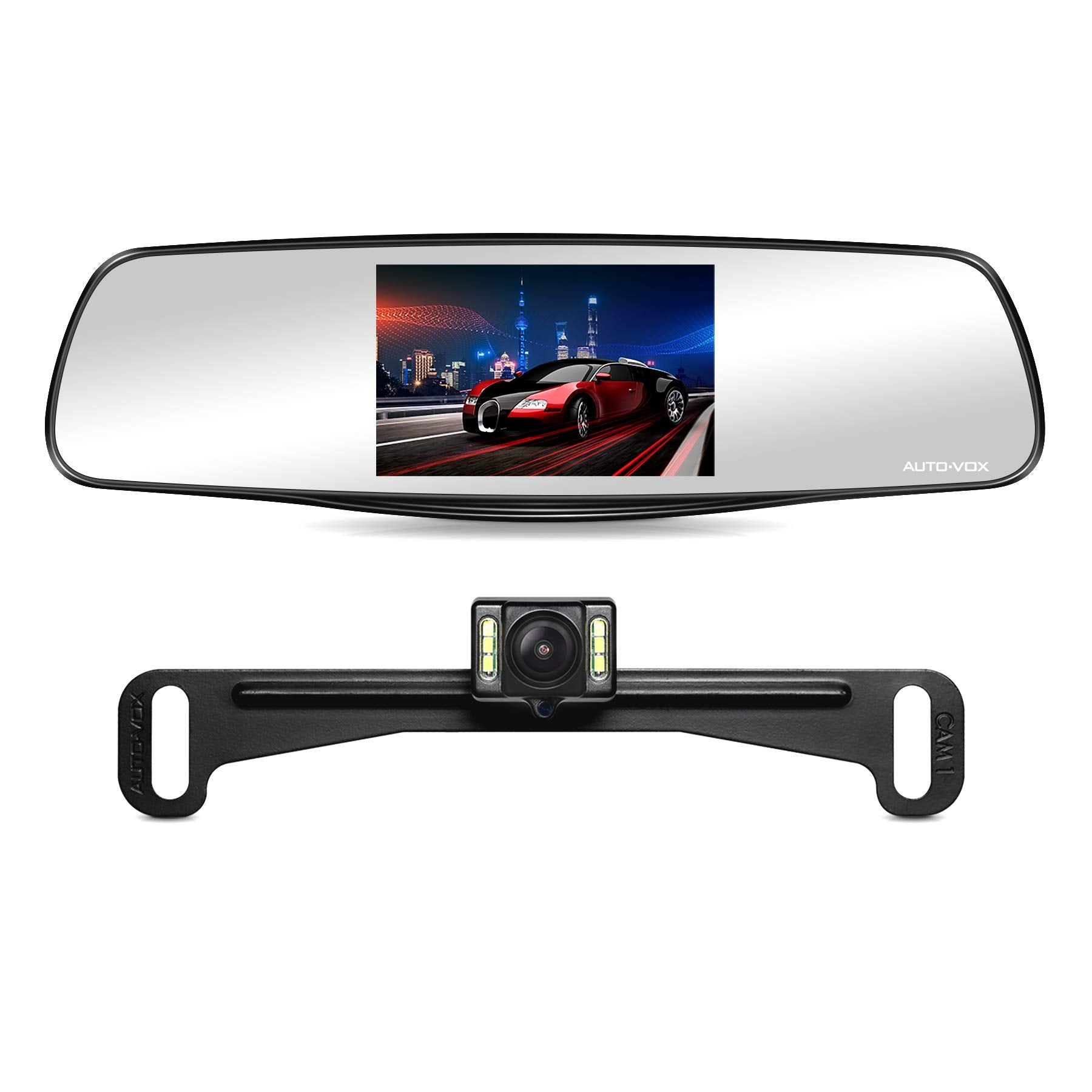 Dual Dash Cam with Backup Camera