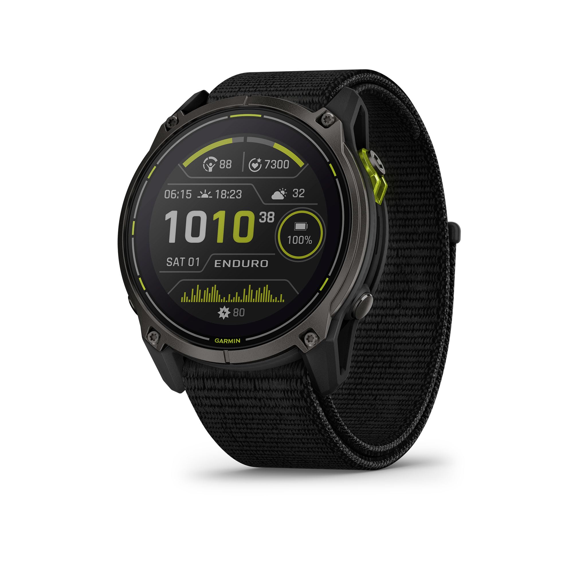 Solar GPS Smartwatch with Sapphire, Built-In Flashlight & Ultra-Long Battery