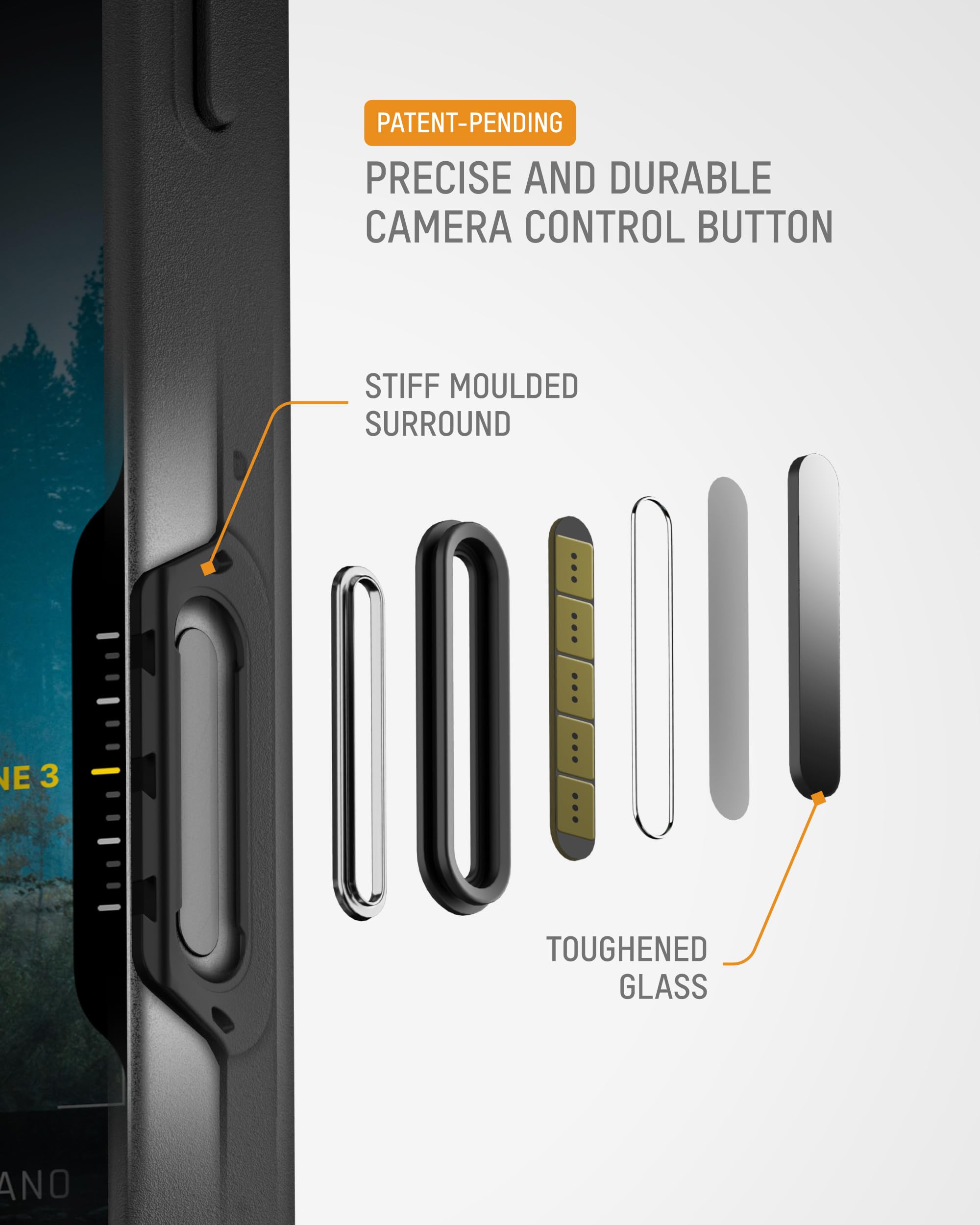 Carbon Fibre Shockproof Case & Privacy Screen Protector for iPhone Air