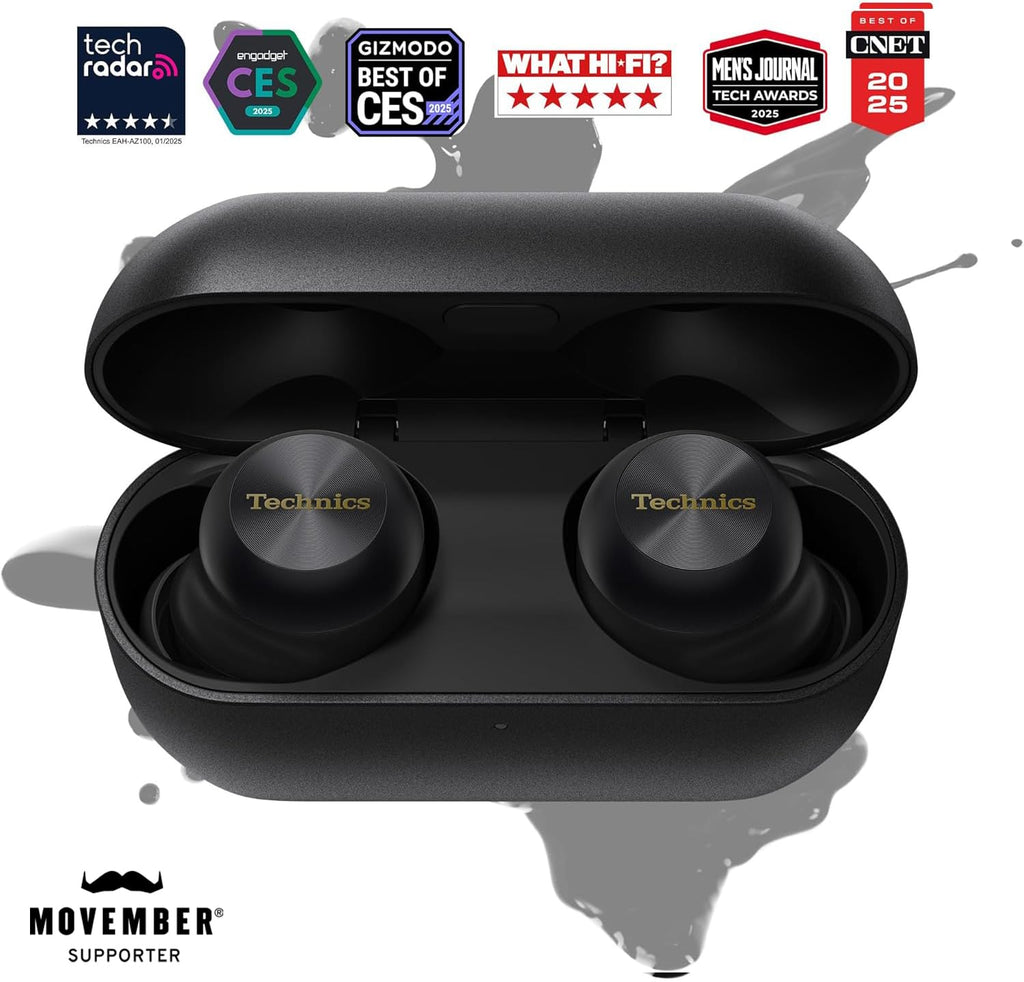 Hi-Fi Wireless Earbuds with Dolby Atmos & Adaptive Noise Cancelling