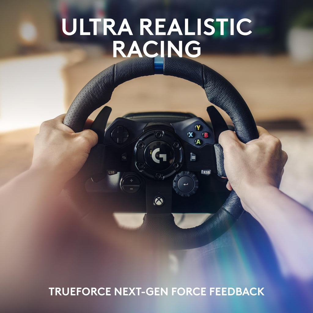 Force Feedback Racing Wheel, Pedals & Gaming Headset Bundle