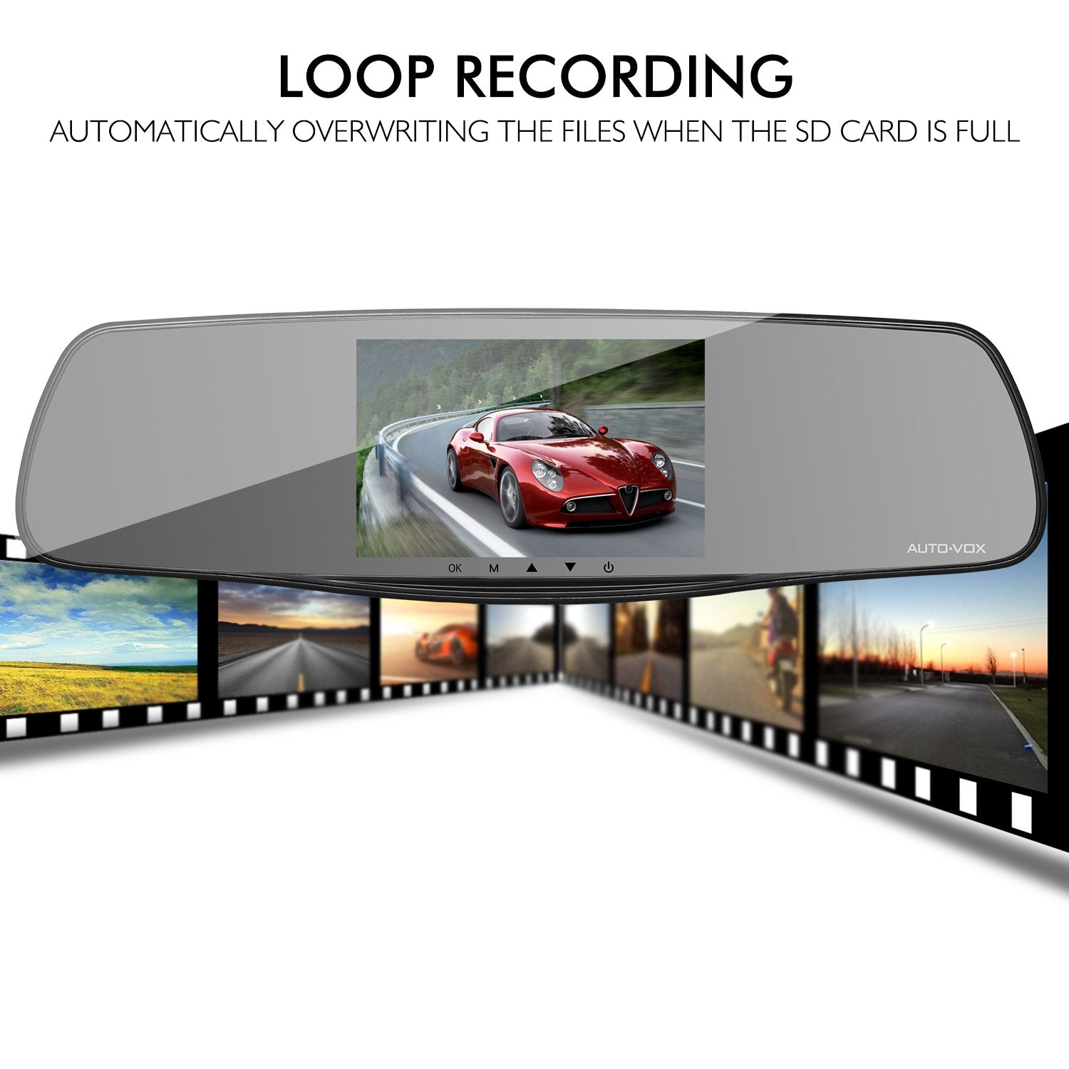 Dual Dash Cam with Backup Camera