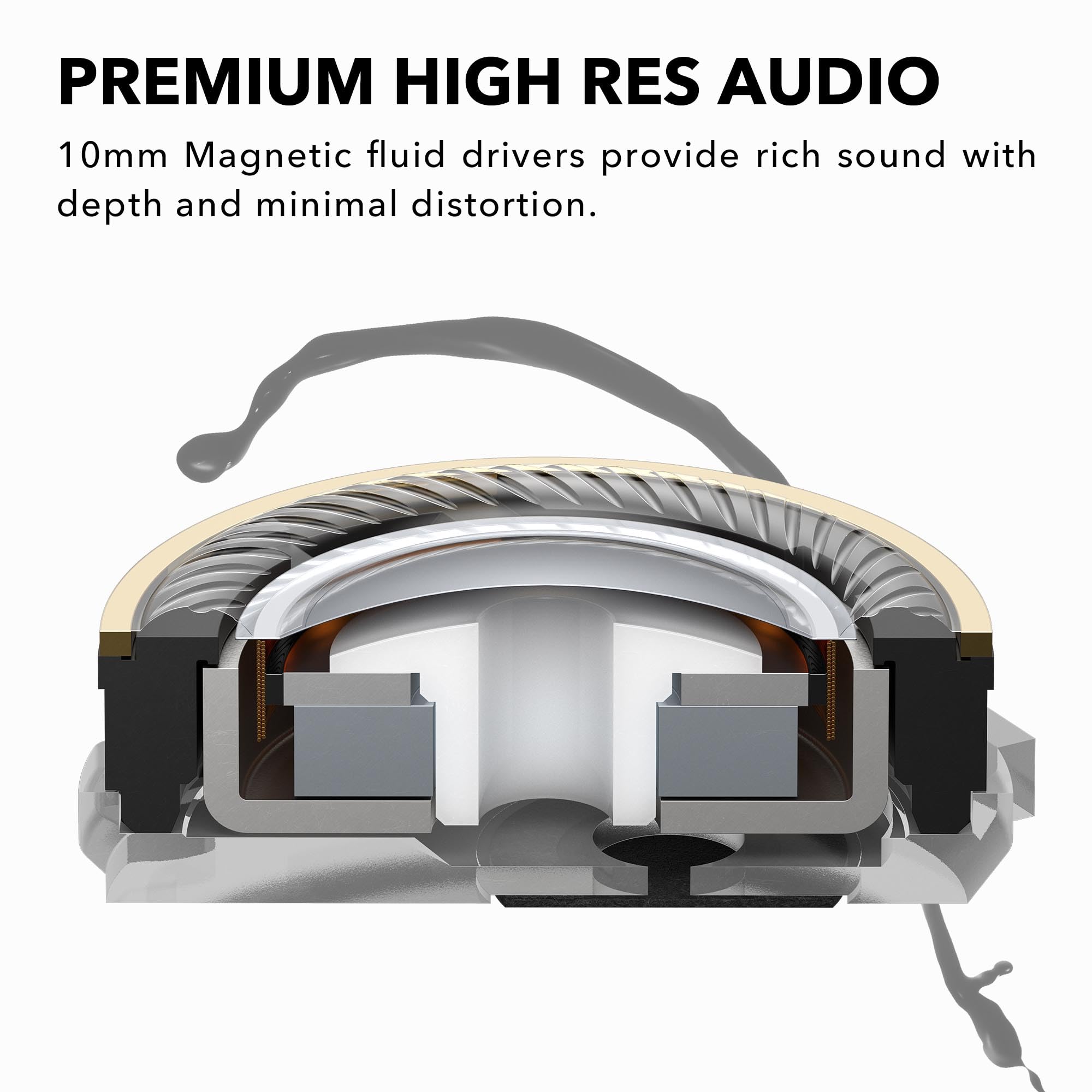 Hi-Fi Wireless Earbuds with Dolby Atmos & Adaptive Noise Cancelling