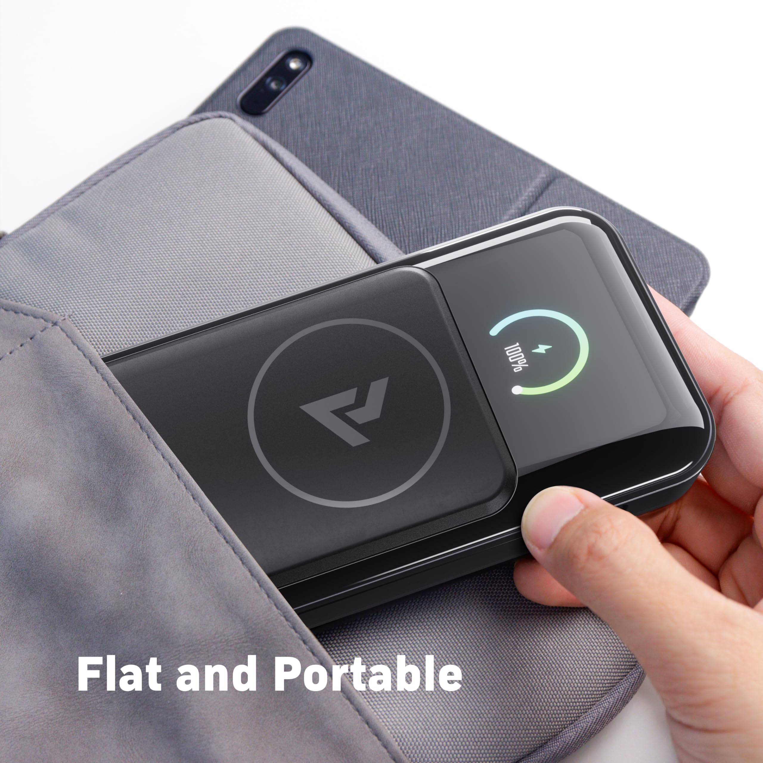250W 25,000mAh 4-in-1 Power Bank with Magnetic Wireless Charging