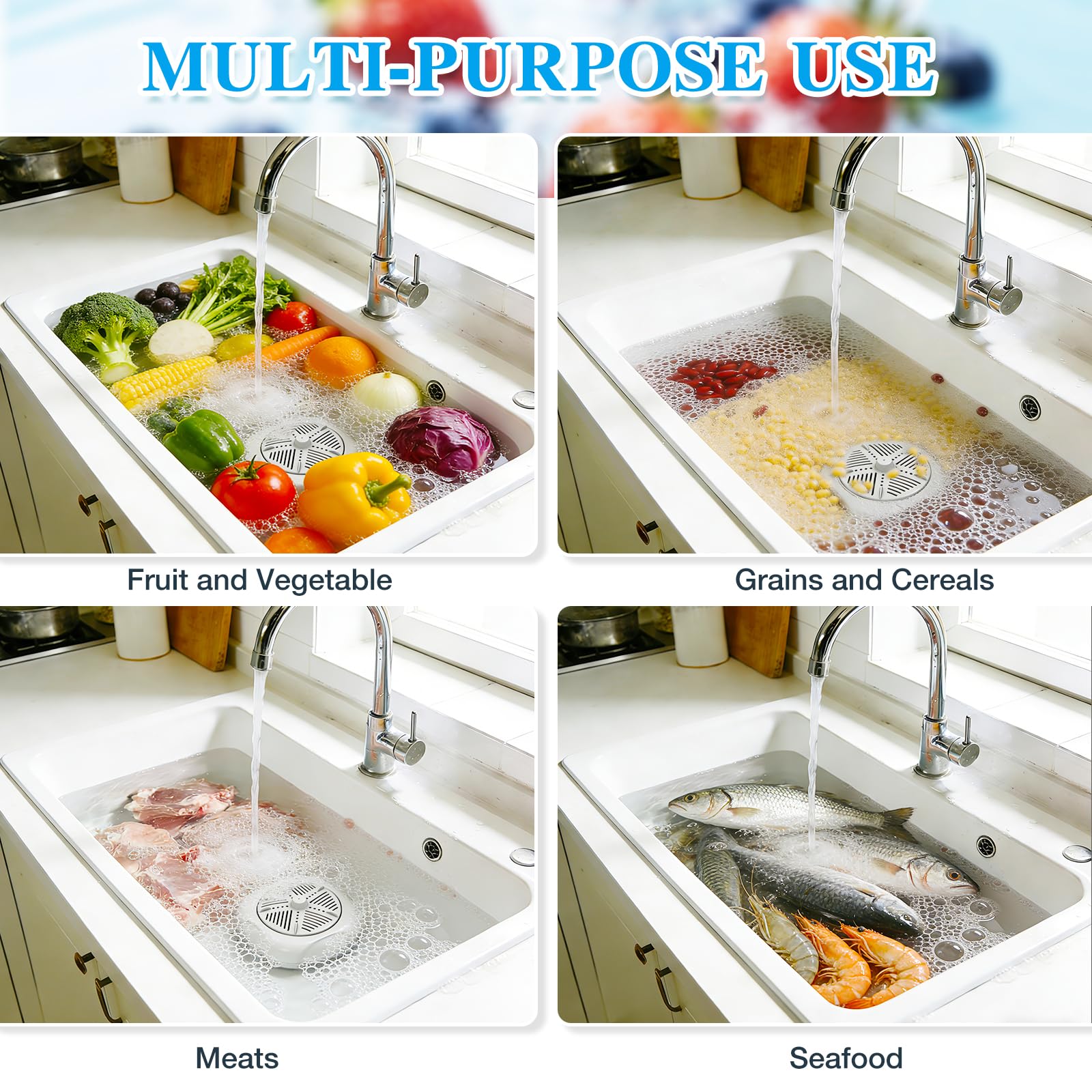 Ultrasonic Fruit & Vegetable Cleaner